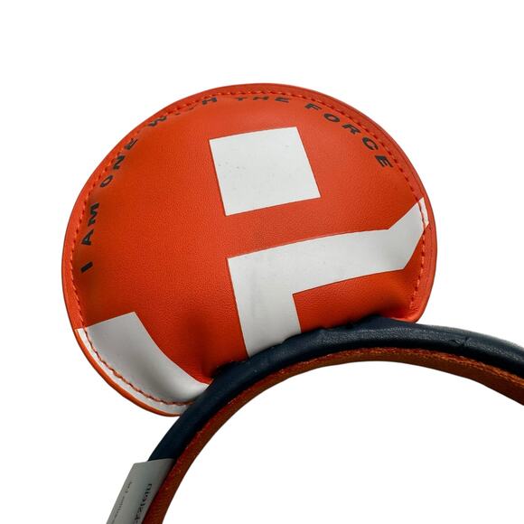 DISNEY PARKS Star Wars Ahsoka Tano Headband Minnie Mouse Ears NWT Orange Blue - Picture 3 of 7